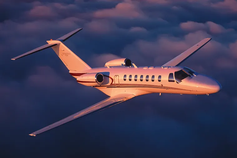 Cessna Citation CJ3+ on the ramp
