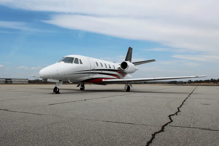 Cessna Citation Excel on the ramp