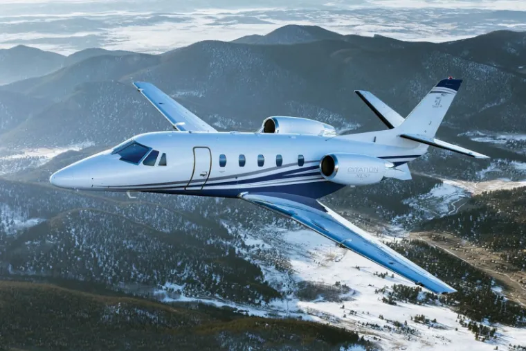 Cessna Citation XLS+ on the ramp